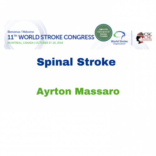 Spinal Stroke – Ayrton Massaro