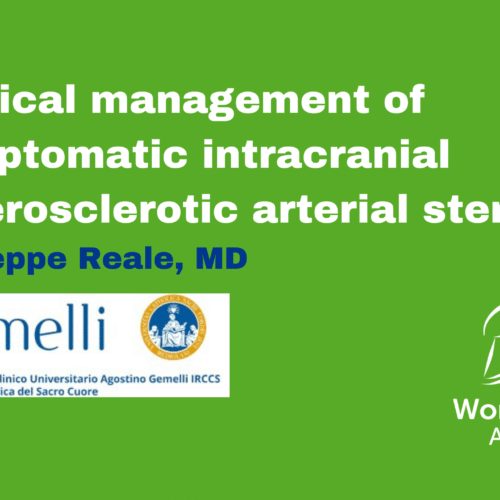Case Study – Medical management of symptomatic intracranial atherosclerotic arterial stenosis