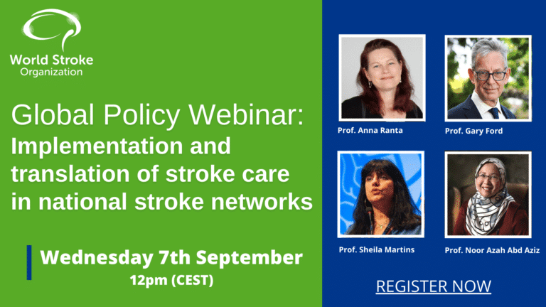 WSO Global Policy – Implementation and translation of stroke care in national stroke networks