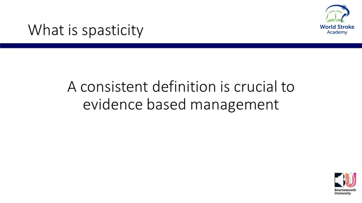 What is spasticity? - World Stroke Academy